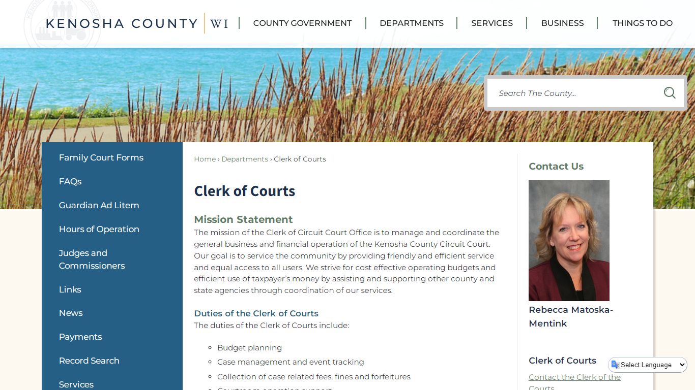 Clerk of Courts | Kenosha County, WI - Official Website